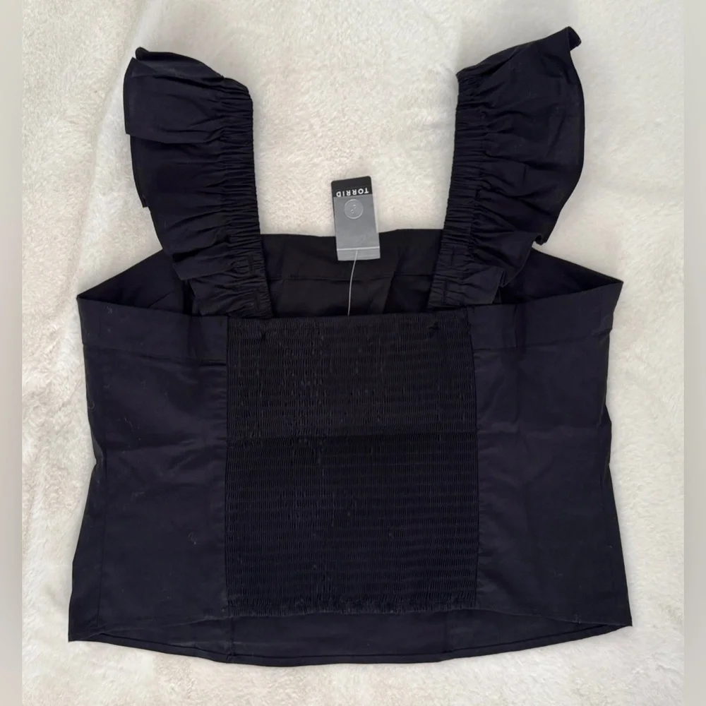 Torrid LoveSick Flutter-Sleeve Corset Top, Size 1X - NWT - Picture 8 of 12